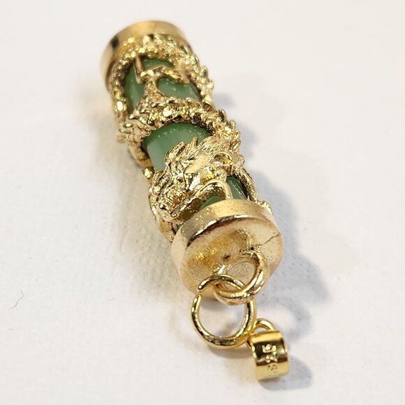 Fun & Mesmerizing 925 Jade Style Glow in the Dark Pendant 18" 925 - Picture 8 of 16